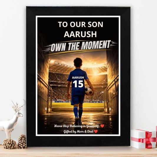 Personalized Football Wall Art for Boys – Own the Moment
