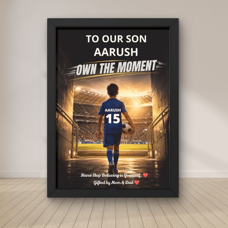 Personalized Football Wall Art for Boys – Own the Moment