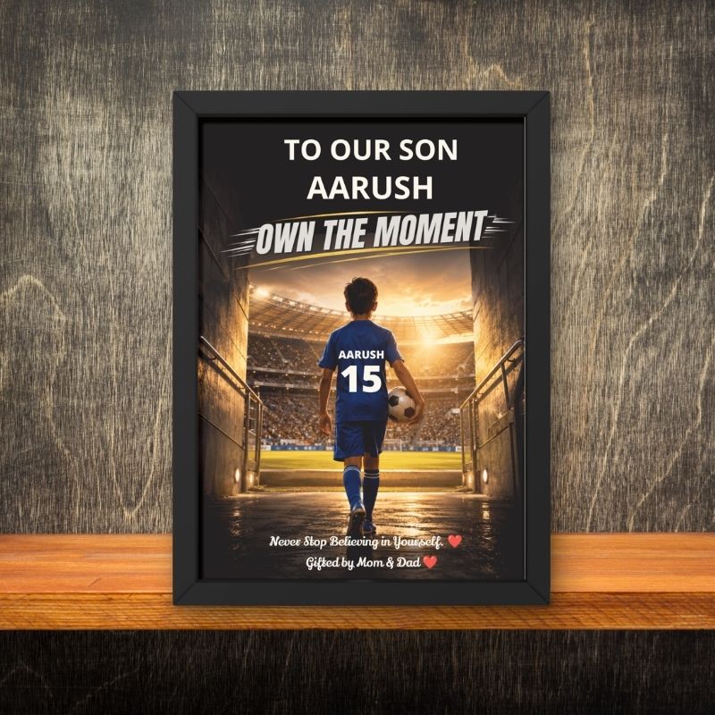Personalized Football Wall Art for Boys – Own the Moment